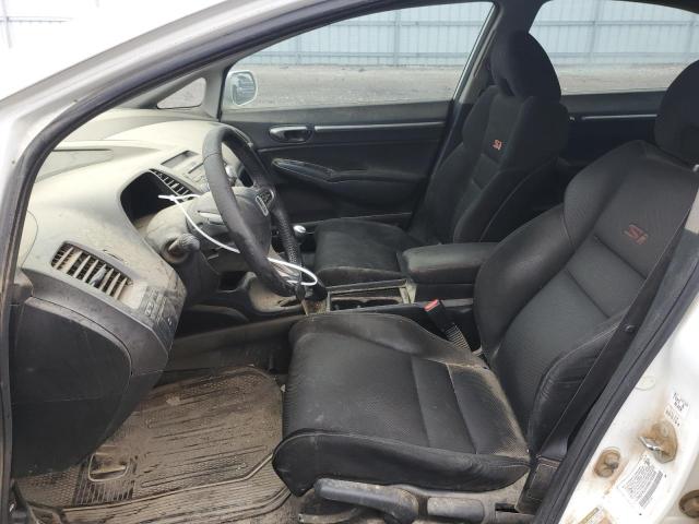 2HGFA55599H703938 - 2009 HONDA CIVIC SI WHITE photo 7