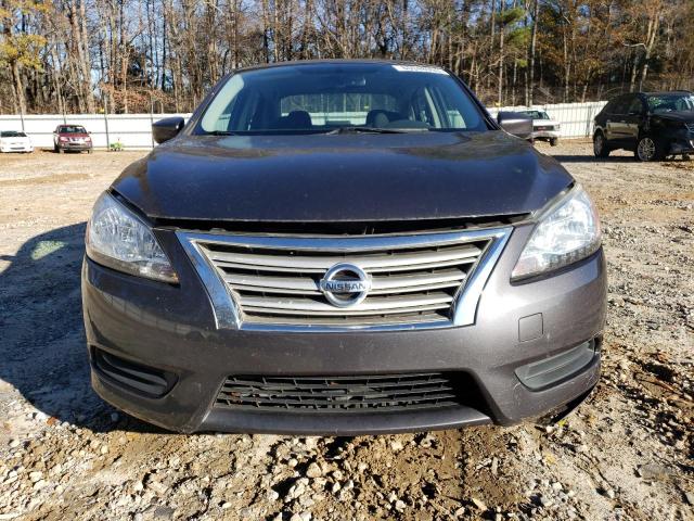 3N1AB7AP8EY328057 - 2014 NISSAN SENTRA S GRAY photo 5