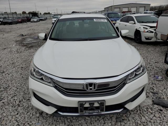 1HGCR2F36GA164360 - 2016 HONDA ACCORD LX WHITE photo 5