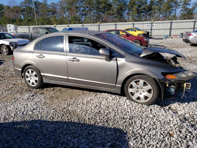 2HGFA16558H525371 - 2008 HONDA CIVIC LX GRAY photo 4