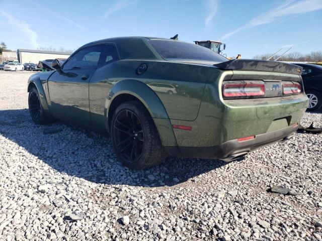 2C3CDZFJ4MH623634 - 2021 DODGE CHALLENGER R/T SCAT PACK GREEN photo 2