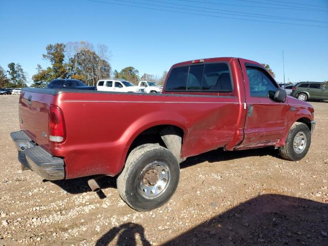 1FTNF20L92EC03484 - 2002 FORD F250 SUPER DUTY BURGUNDY photo 3