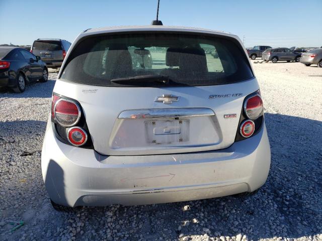 1G1JE6SB0G4146479 - 2016 CHEVROLET SONIC LTZ SILVER photo 6