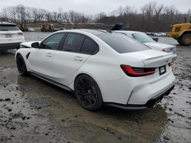 WBS33AY03PFN32745 - 2023 BMW M3 COMPETITION WHITE photo 2