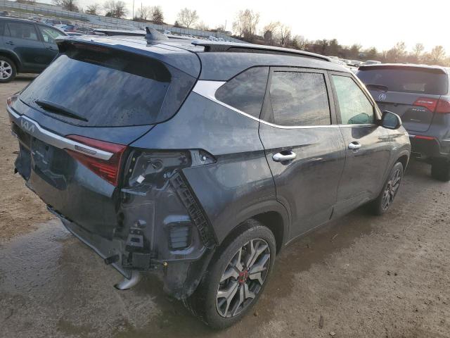 KNDETCA25N7254963 - 2022 KIA SELTOS SX GRAY photo 3