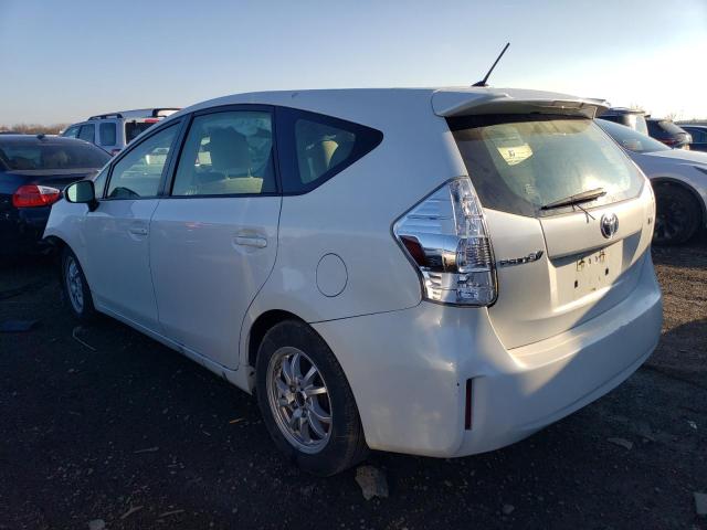 JTDZN3EU8EJ006930 - 2014 TOYOTA PRIUS V WHITE photo 2