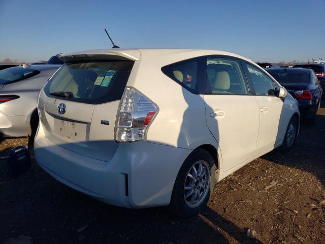 JTDZN3EU8EJ006930 - 2014 TOYOTA PRIUS V WHITE photo 3