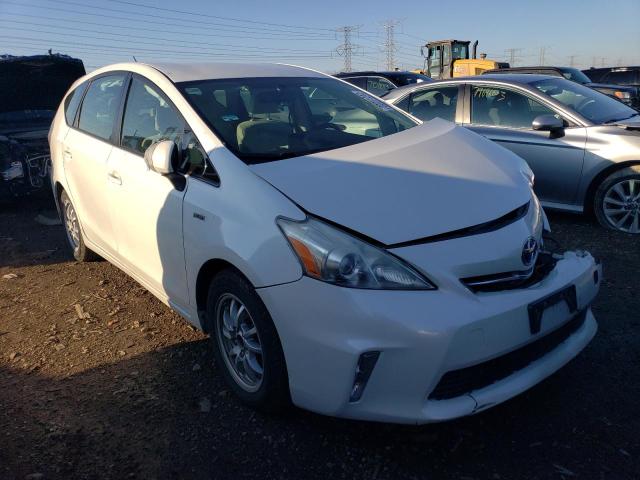 JTDZN3EU8EJ006930 - 2014 TOYOTA PRIUS V WHITE photo 4