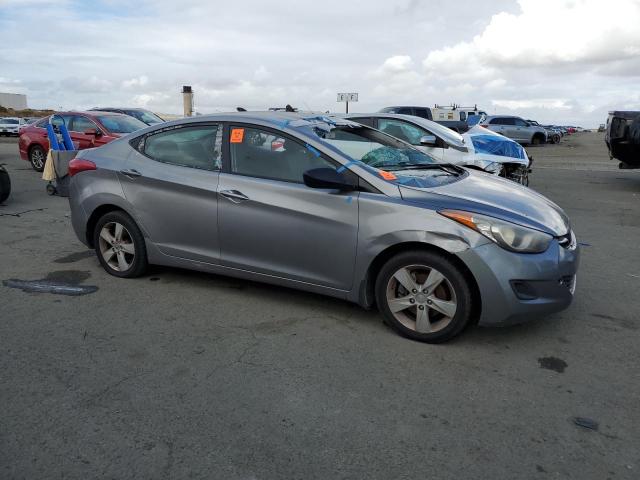 KMHDH4AEXCU412852 - 2012 HYUNDAI ELANTRA GLS SILVER photo 4