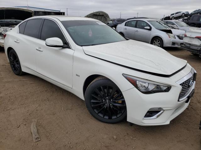 JN1EV7AR0JM443436 - 2018 INFINITI Q50 LUXE WHITE photo 4