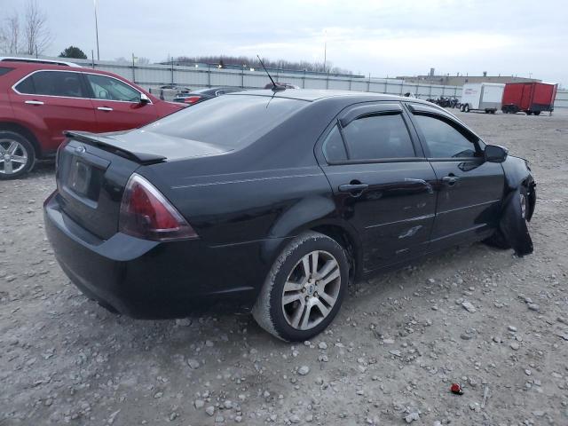 3FAHP07Z47R200642 - 2007 FORD FUSION SE BLACK photo 3