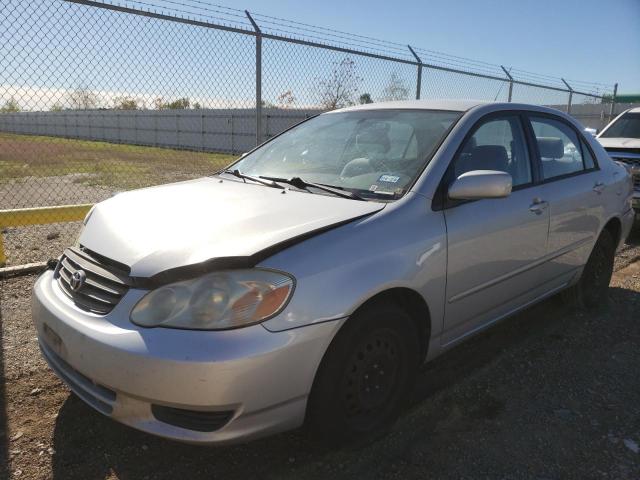 1NXBR32E03Z122908 - 2003 TOYOTA COROLLA CE SILVER photo 1