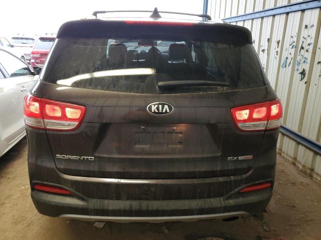 5XYPH4A1XHG220094 - 2017 KIA SORENTO EX BROWN photo 6