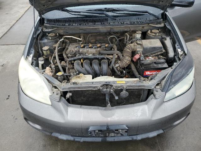 2T1KR32E57C648698 - 2007 TOYOTA COROLLA MA XR GRAY photo 11