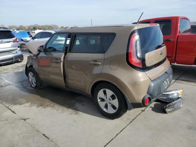 KNDJN2A23E7071550 - 2014 KIA SOUL BROWN photo 2