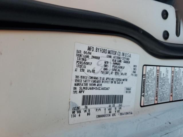 5LMEU68H54ZJ40367 - 2004 LINCOLN AVIATOR 奶油色 照片 12