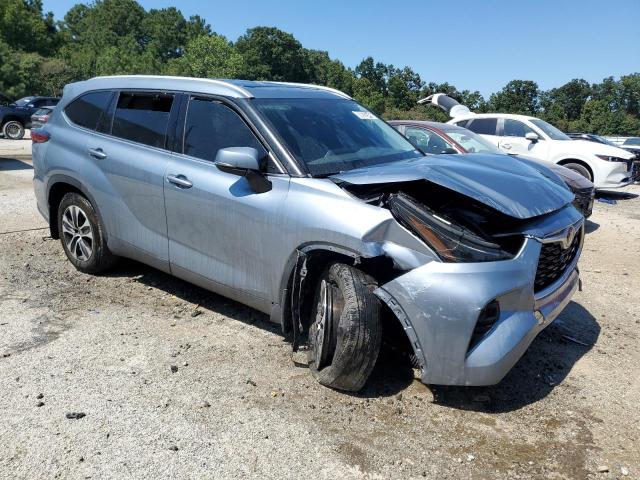 5TDGZRBHXNS177476 - 2022 TOYOTA HIGHLANDER XLE ვერცხლისფერი ფოტო 4