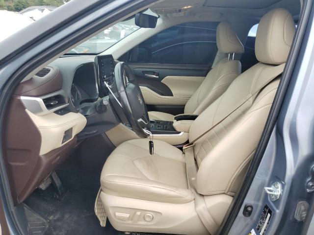 5TDGZRBHXNS177476 - 2022 TOYOTA HIGHLANDER XLE ვერცხლისფერი ფოტო 7