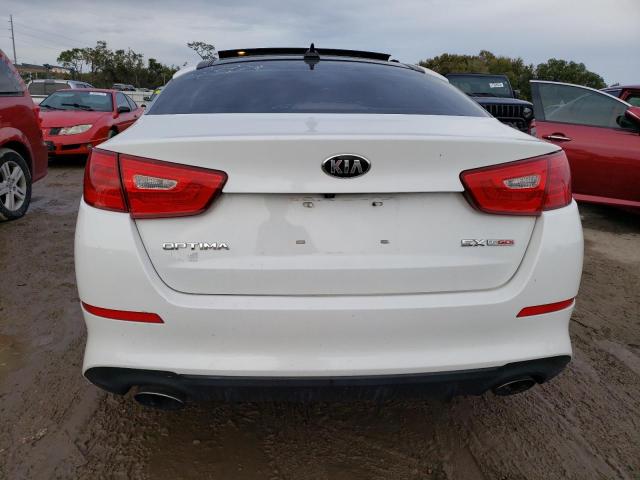 5XXGR4A69FG471196 - 2015 KIA OPTIMA SX WHITE photo 6