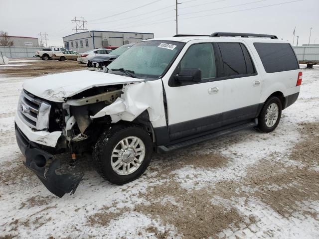 1FMJK1G53EEF52491 - 2014 FORD EXPEDITION EL XL WHITE photo 1