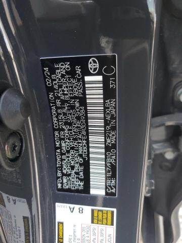 JTDBCMFE4R3049384 - 2024 TOYOTA COROLLA LE Сірий фото 12