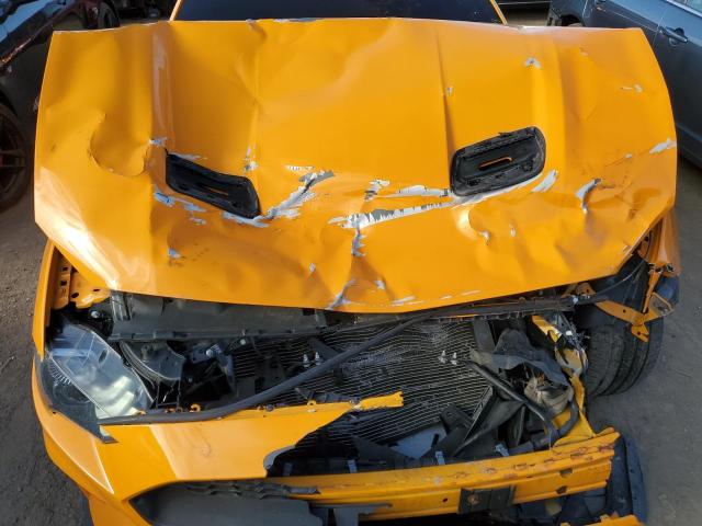 1FA6P8TH9J5128429 - 2018 FORD MUSTANG ORANGE photo 11