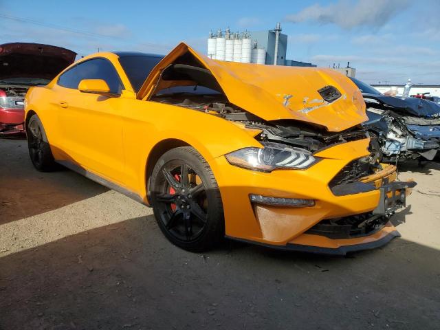 1FA6P8TH9J5128429 - 2018 FORD MUSTANG ORANGE photo 4