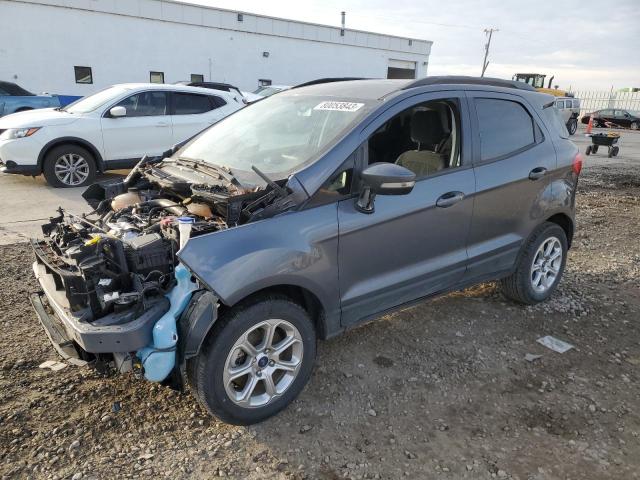 MAJ3S2GE8KC296977 - 2019 FORD ECOSPORT SE GRAY photo 1