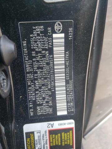 4T1BK3DB7BU388576 - 2011 TOYOTA AVALON BASE Schwarz Foto 13