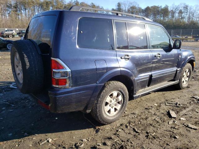 JA4NW31S63J022907 - 2003 MITSUBISHI MONTERO XLS BLUE photo 3