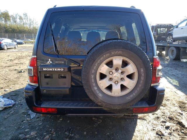 JA4NW31S63J022907 - 2003 MITSUBISHI MONTERO XLS BLUE photo 6