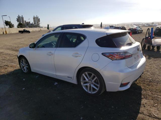 JTHKD5BH8G2269809 - 2016 LEXUS CT 200 WHITE photo 2