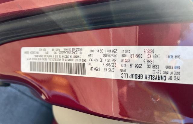 2C4RC1BG3CR229295 - 2012 CHRYSLER TOWN & COU TOURING 勃艮第红 照片 10