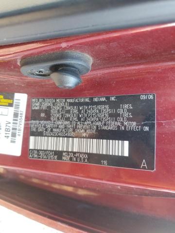 5TDZA23C46S549082 - 2006 TOYOTA SIENNA CE RED photo 13