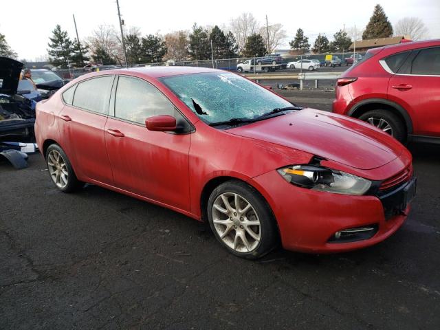 1C3CDFBH0DD648738 - 2013 DODGE DART SXT RED photo 4