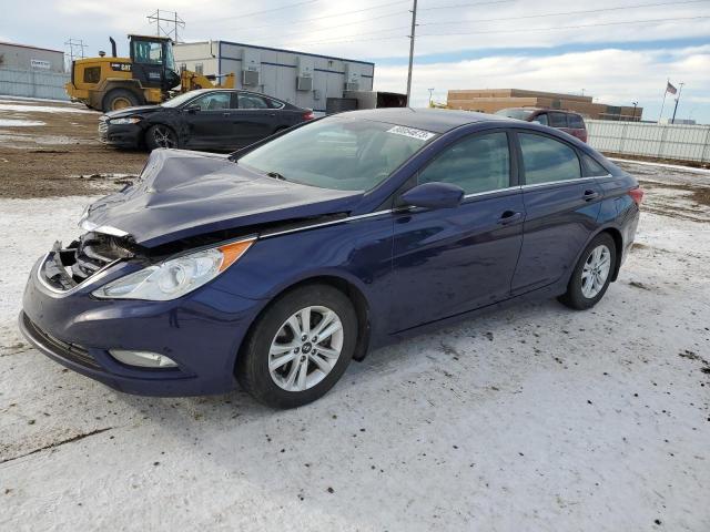 5NPEB4AC1DH635950 - 2013 HYUNDAI SONATA GLS BLUE photo 1