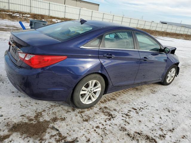 5NPEB4AC1DH635950 - 2013 HYUNDAI SONATA GLS BLUE photo 3