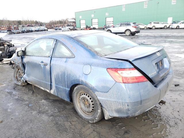 2HGFG11249H005966 - 2009 HONDA CIVIC DX BLUE photo 2