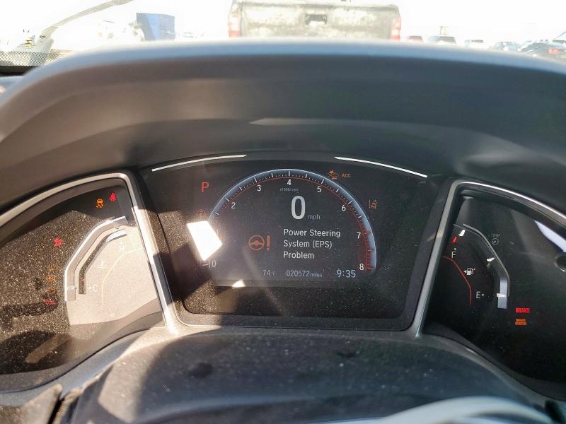 19XFC2F86LE025832 - 2020 HONDA CIVIC SPORT WHITE photo 9