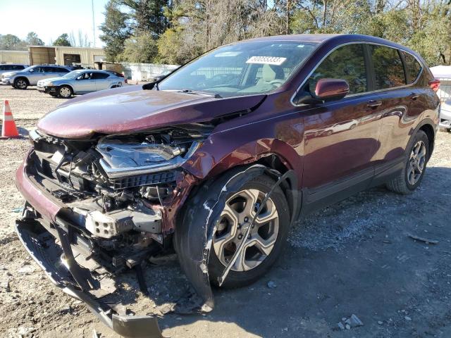 7FARW1H54JE047003 - 2018 HONDA CR-V EX BURGUNDY photo 1