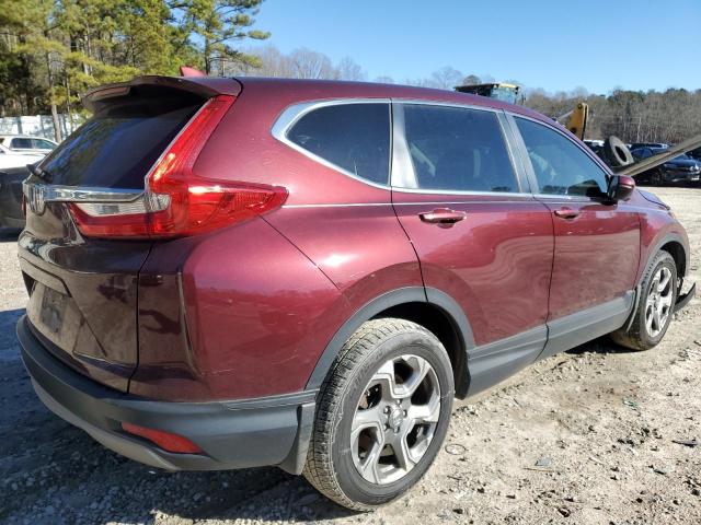 7FARW1H54JE047003 - 2018 HONDA CR-V EX BURGUNDY photo 3