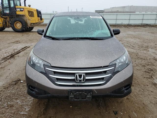 5J6RM4H39CL019600 - 2012 HONDA CR-V LX BROWN photo 5