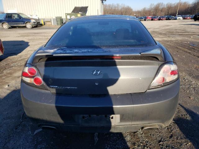 KMHHM66D87U256759 - 2007 HYUNDAI TIBURON GS GRAY photo 6