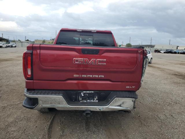 3GTU9DED9KG225574 - 2019 GMC SIERRA K1500 SLT RED photo 6