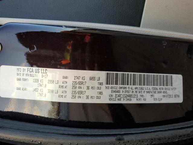 2C4RC1EG2HR851213 - 2017 CHRYSLER PACIFICA TOURING L PLUS BROWN photo 14