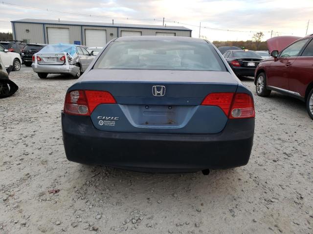 2HGFA16276H522023 - 2006 HONDA CIVIC DX BLUE photo 6