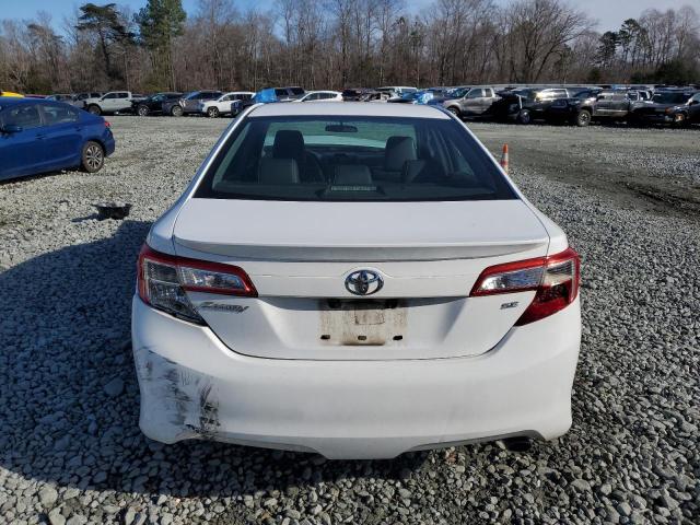 4T1BF1FK6CU184424 - 2012 TOYOTA CAMRY BASE WHITE photo 6