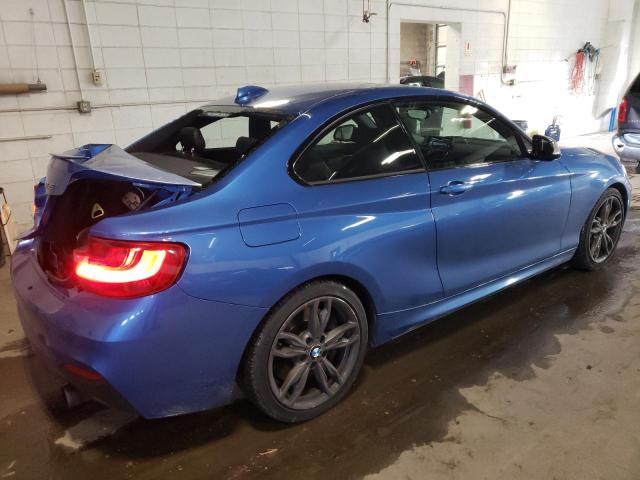 WBA1J7C59GV290234 - 2016 BMW M235I BLUE photo 3