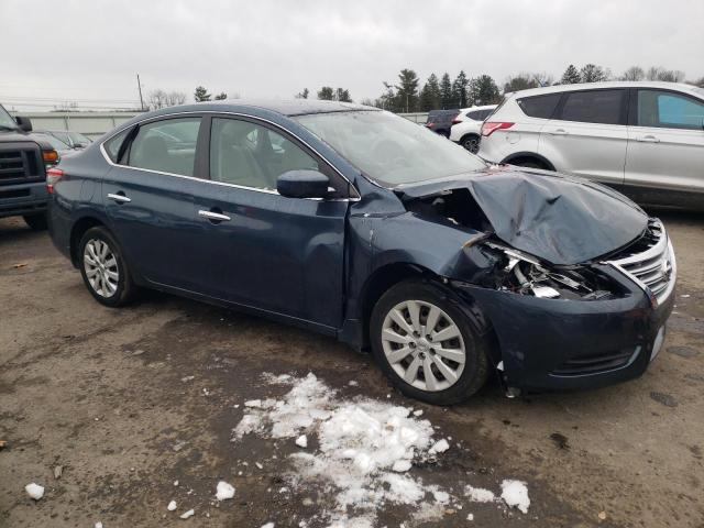 3N1AB7AP6FY266188 - 2015 NISSAN SENTRA S BLUE photo 4