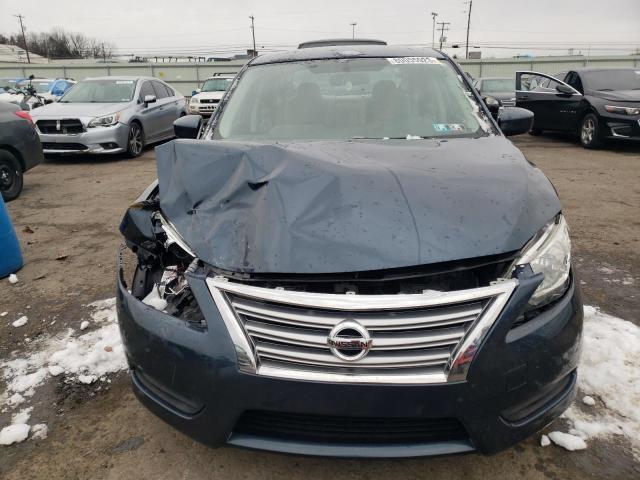 3N1AB7AP6FY266188 - 2015 NISSAN SENTRA S BLUE photo 5